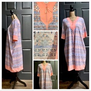 NWOT XL CROFT & BARROWS ZIP JP FRONT ROBE